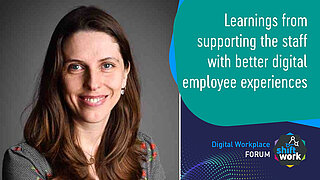 Learnings from supporting the staff with better digital employee experiences at COWI