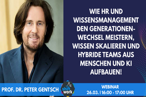 Webinar: Erfahrungswissen im Generationenwechsel sichern – Möglichkeiten und Herausforderungen KI-gestützter Ansätze