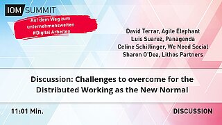 Diskussion: Challenges to overcome for the Distributed Working as the New Normal