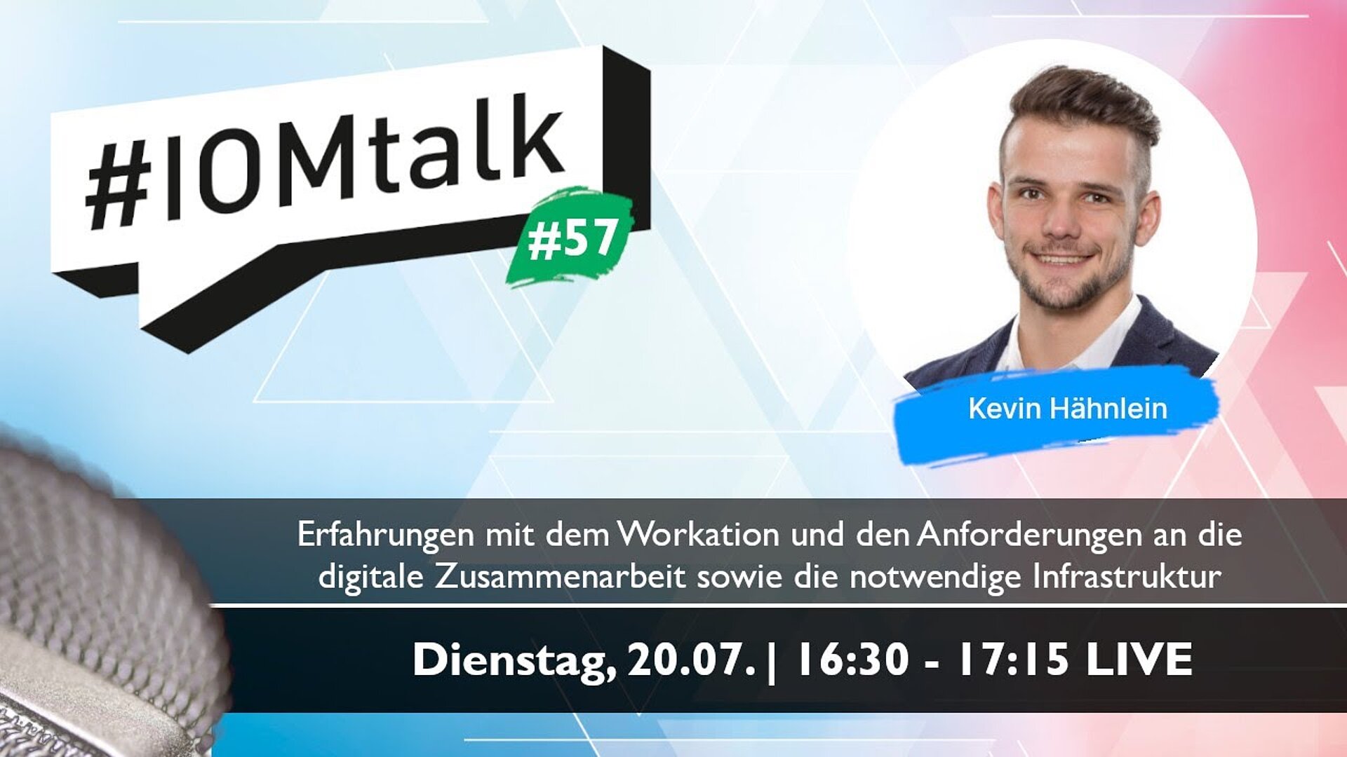 Im Gespräch mit Kevin Hähnlein zu seinen Erfahrungen mit dem "Workation" (Work & Vacation) und den Anforderungen für die digitale Zusammenarbeit