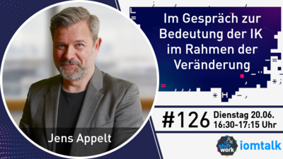 Im Gespräch mit Jens Appelt zur Bedeutung der internen Kommunikation für den Veränderungserfolg Im Gespräch mit Jens Appelt zur Bedeutung der internen Kommunikation für den Veränderungserfolg