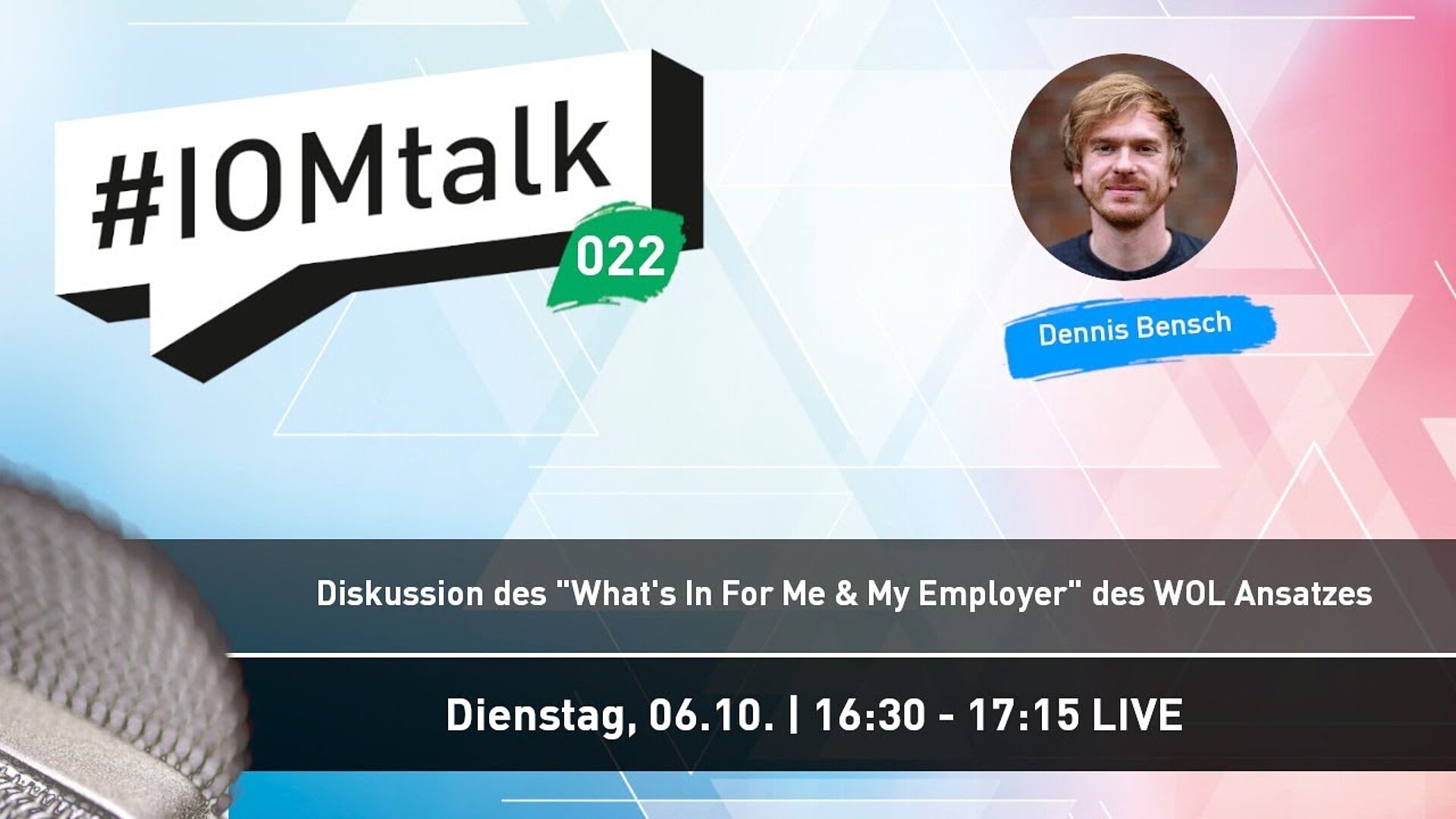 Diskussion des "What Is In For Me & My Employer" des WOL Ansatzes