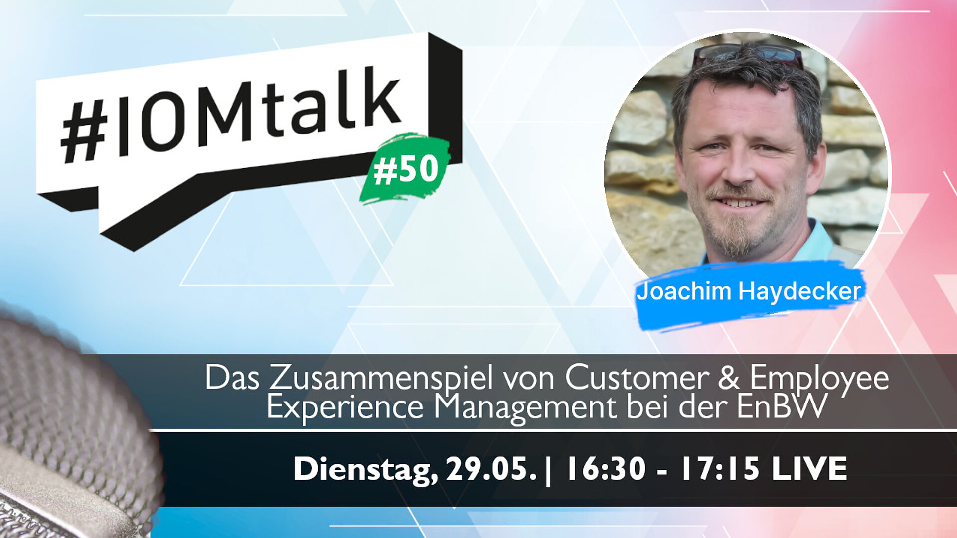 Im Gespräch mit Joachim Haydecker über seine Rolle als Customer & Employee Experience Manager bei der EnBW