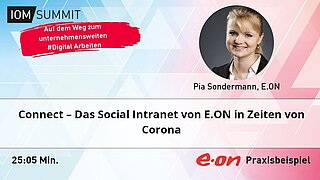Praxisbeispiel: Connect – Das Social Intranet von E.ON in Zeiten von Corona