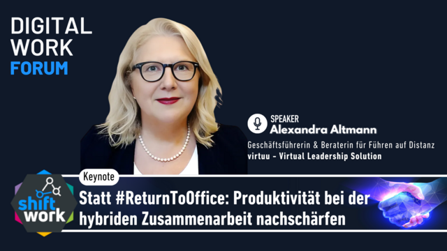 Statt #ReturnToOffice: Produktivität bei der hybriden Zusammenarbeit nachschärfen