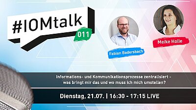 Informations- und Kommunikationsprozesse zentralisiert - was bringt mir das und wo muss ich mich umstellen?