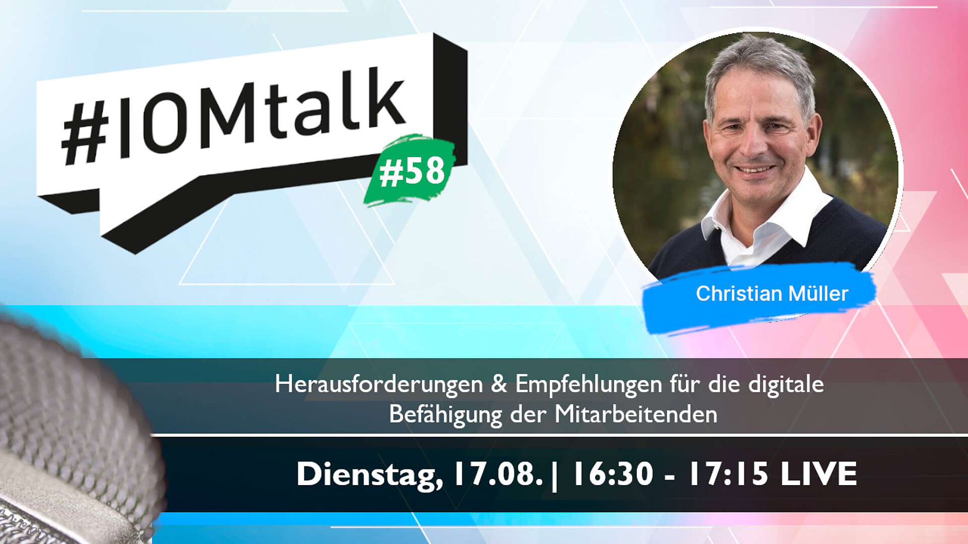 Im Gespräch mit Christian Müller zu digitalen Befähigung der Mitarbeitenden