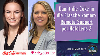 Damit die Coke in die Flasche kommt: Remote Support per HoloLens 2
